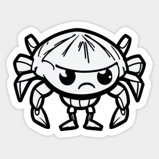 Weird crab guy Sticker